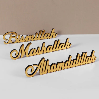 Ramadan Acrylic Wooden Ornaments