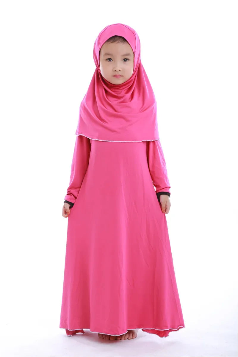 2Pcs Muslim Abaya (Girls)