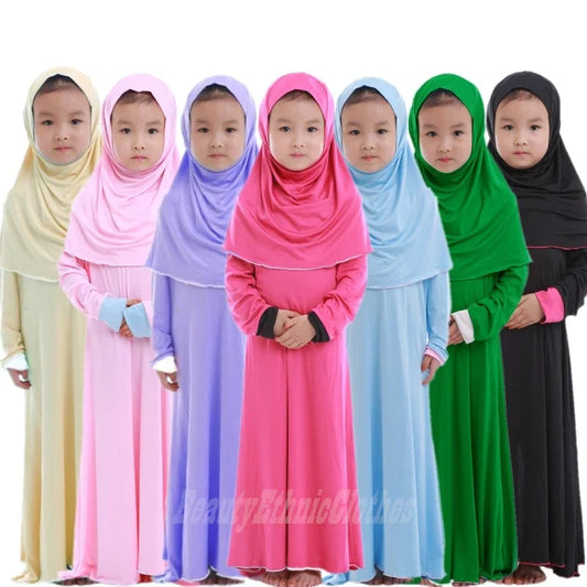 2Pcs Muslim Abaya (Girls)