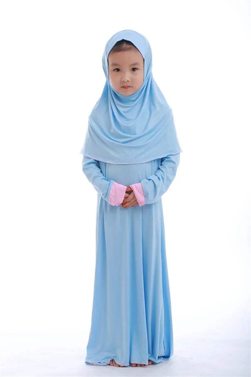 2Pcs Muslim Abaya (Girls)