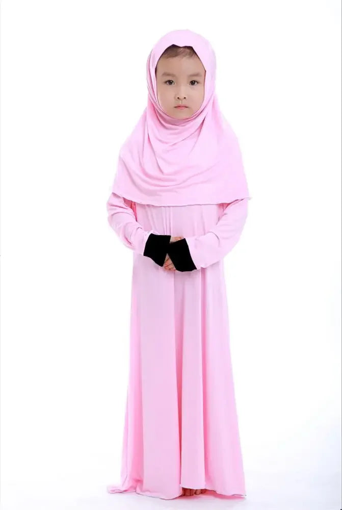 2Pcs Muslim Abaya (Girls)