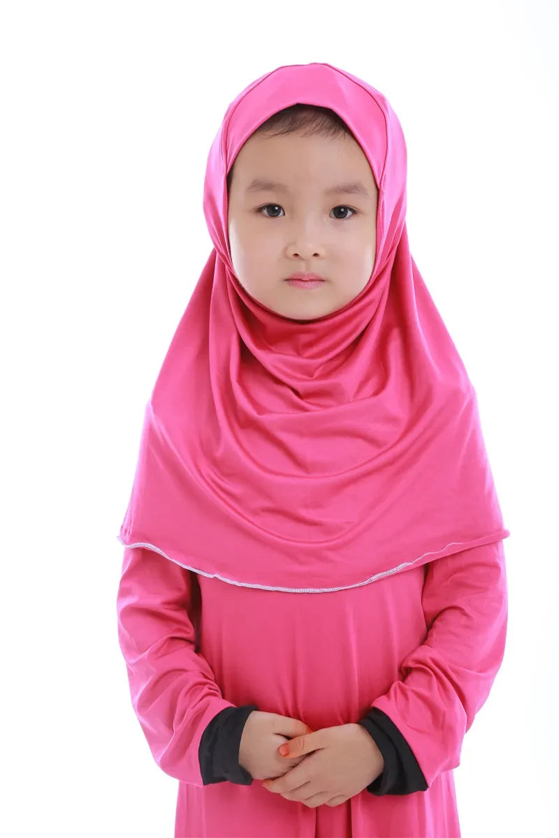 2Pcs Muslim Abaya (Girls)