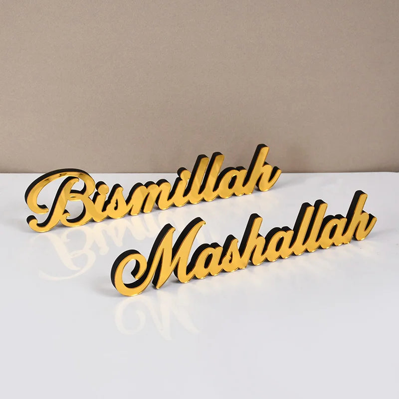 Ramadan Acrylic Wooden Ornaments