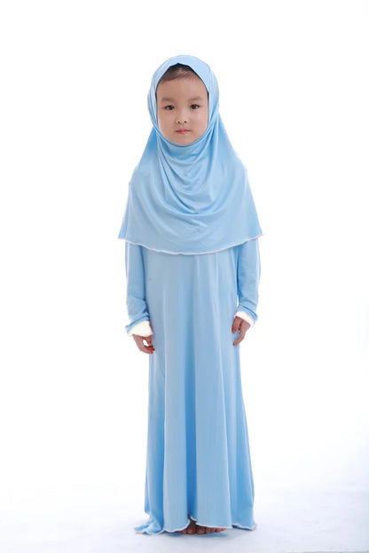 2Pcs Muslim Abaya (Girls)