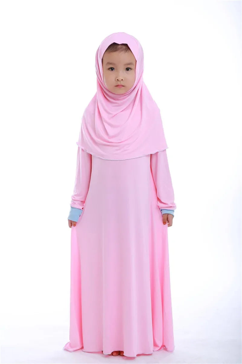 2Pcs Muslim Abaya (Girls)